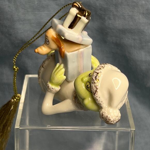 Lenox The Grinch Grinchy Greetings Porcelain Christmas Holiday Ornament Box COA - Picture 6 of 10